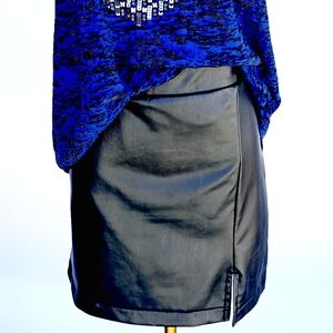 NWT! Olive+Oak Pleather Mini Skirt